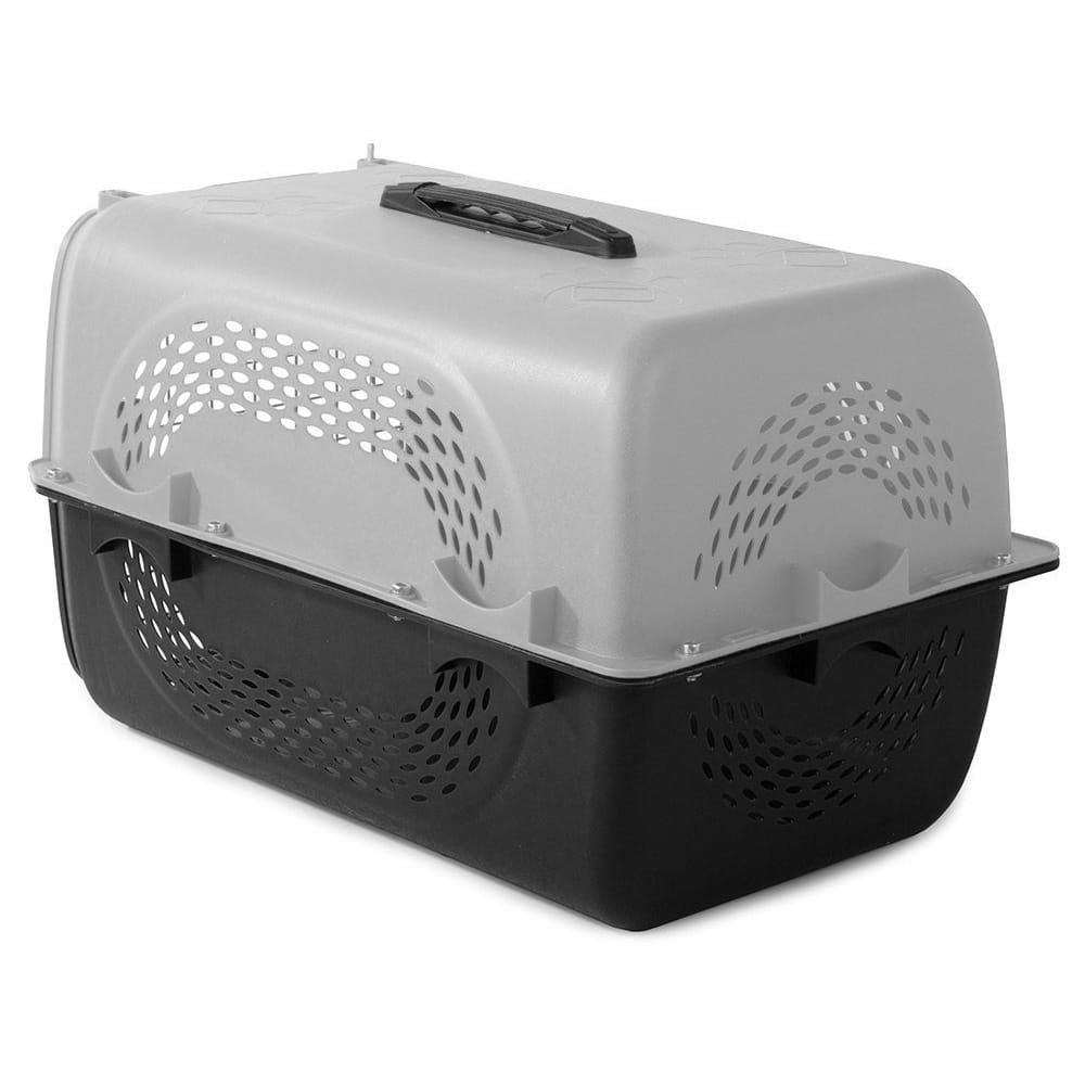 Transporter dla Psa, Kota lub Królika – Klatka Solidna 48x30x32cm Szara